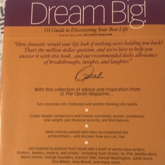 Dream Big! O’s Guide to Discovering your Best Life - Picture 5 of 8